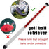 Golf Ball Retriever, Professional Picker Shag Tube for Golf Balls, 35.4 Inch Plastic Release Collector Tool