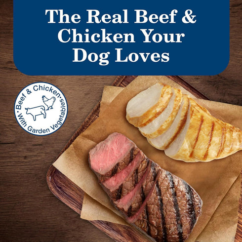 Pack,12.5-oz Cans,(Pack 12) Blue Buffalo Homestyle Recipe Adult Wet Dog Food,Made with Natural Ingredients,Chicken