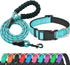 Reflective Dog Collar with Soft Neoprene, Breathable Adjustable Nylon for Small Medium Large Dogs (X-Small, Blue)