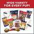 Pet Factory 100% Made in USA Beefhide Dog Chew Treats, 8-9" Assorted, 6 Count