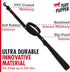 Tuff Pupper Heavy Duty Waterproof Action Leash - 6 Foot with Aluminum Quick Release, Locking Carabiner Clip