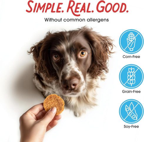 Farmland 3 1 (Pack 2) Traditions Dogs Love Chicken Jerky Dog Treats with Only Ingredients and No Fillers, Pound Bag