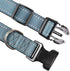 Joytale Reflective Dog Collar, Soft Neoprene Padded Breathable Nylon for Large Dogs (Gray, L)
