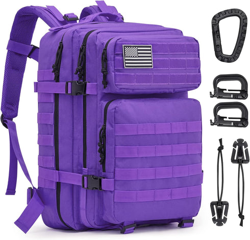 G4Free 40L Military Tactical Backpack - 3 Day Assault Survival Molle Pack, Bug Out Bag, Fishing Rucksack