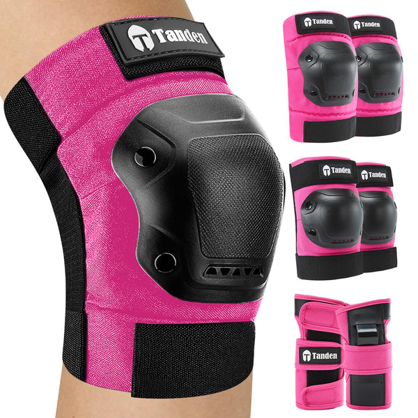 Skating Protective Gear for Kids, Knee Pads and Elbow Pads Set, Bike Wrist Guards for Roller Skating