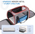 BurgeonNest Cat Carrier for Large Cats up to 20 lbs, Soft-Sided Pet Carrier for Small Dogs, 4 Ventilated Windows