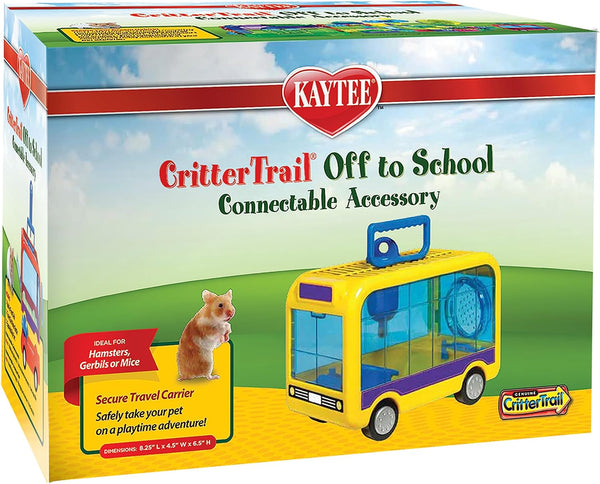 Kaytee CritterTrail Travel Carrier for Pet Hamsters, Gerbils, or Mice