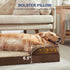 FURTIME Orthopedic Dog Beds for Small Dogs, Waterproof Bed with Removable Washable Cover, Egg Foam Couch, Nonskid Bottom