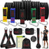 Resistance Bands, Exercise Bands with Door Anchor and Ankle Straps, Elastic Bands for Physical Therapy, Fitness Workout