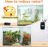 hygger Mini Air Pump Kit for 5-20 Gallon Fish Tank, 1W Small Fish Bowl with Air Tube and Bubbler Stone