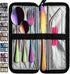 VANDBAO Camping Utensils Set, Portable Travel Cutlery with Case, Reusable Stainless Steel Flatware, Rainbow Set