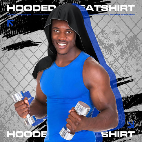 6 Bencailor Pcs Cooling Hoodie Towel for Face Sport Hood Towel Cooling Towels Neck Cooler Cooling Neck Wraps Soft