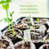 36 mm 200 Count Jiffy Peat Soil Pellets Seed Starter Plugs - for Indoor Planting, Seedlings - - Peat