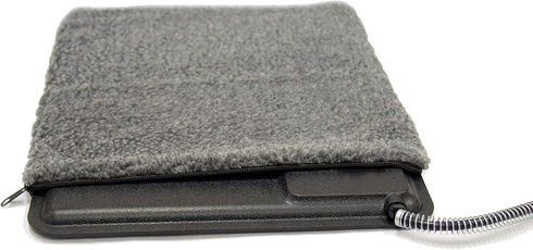K&H Pet Products Extreme Weather Kitty Pad, Small, Gray Fleece, 18.5 X 12.5in