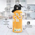 Bump Up The Jam 32 Pregnancy Water Bottle Tracker - Ounce Stainless Steel - Includes Weekly Pregnancy Tracker Stickers