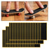 Sinbana 60pcs 11x3.8cm/4.33x1.5in Fingerboard Grip Tapes, Strong Adhesive Anti Slip Stickers PET Backing Foam Tape