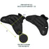 ProsourceFit Weighted Gloves, Pair of Heavy Duty 2 lb. Neoprene