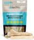 Raw Paws 6-inch Compressed Rawhide Bones for Dogs (5-Count) - Long Lasting Dog Chews, Natural Pressed Rawhides for
