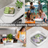 2.4 Plug,9L MontNorth Gal Collapsbile Wash Basin with Drian Dish Pan for Soaking Baby Bottles,Portable Sink, Multiuse