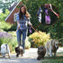 Boao 4 Pieces Pet Poop Bag Holder for Leash, Handy Waste Bag Carrier Accessories