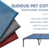 suddus Elevated Dog Bed Replacement Cover, Breathable Chew Proof Easy to Clean Elevated Pet Bed, XL/Blue
