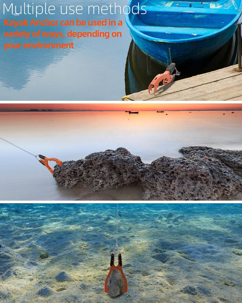 Kayak Brush Gripper, Securely Anchor Your Kayak, Kayak Anchor Grip, Canoe Accessories, Brush Clamp Anchor