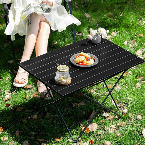 Godely Folding Camping Table,Outdoor Side Table,Carbon Steel Material,Collapsible Table Lightweight with Carry Bag