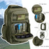 Pack Backpack Rover Sling Tactical Shoulder Sling Bag with Bottle Holder Crossbody Chest Bag, Olive