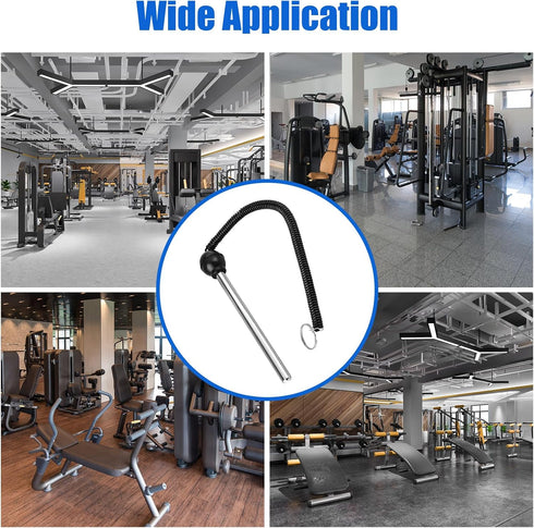Steel Weight Stack Pin for Gym Equipment, Multifunction Replacement Universal Strength Training Parts