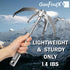 GanFindX PRO Heavy Duty Grappling Hook, Folding 4-Claw Survival Claw, Multi-Purpose SUS Sawtooth Hook for Outdoor
