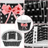 Kids Bike Basket for Girls and Boys, Bicycle Basket with Bell, Stickers, Sunglasses, and Wheel Spokes Accessories
