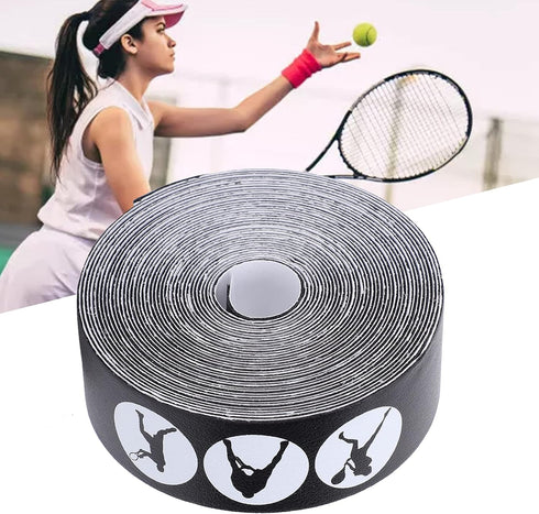 Racket Head Protection Tape, Lightweight Anti Slip Racket Head Tape, 5m/16.4ft for Tennis Racket