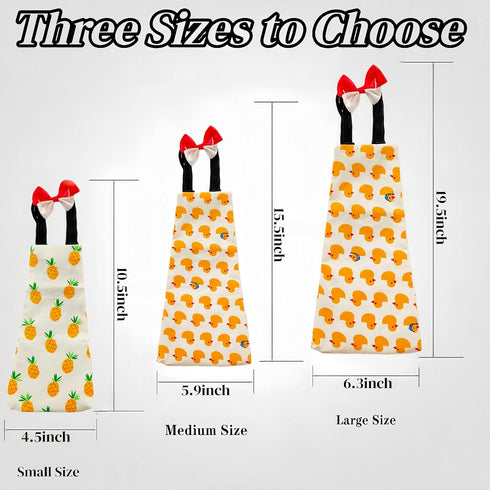 Magnoloran 2 Pack Chicken Diapers for Hens, Roosters, Diapers for Ducks, Ducklings, Reusable Pet Diaper with Bow Ties