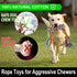 Large Dog Chew Toys for Aggressive Chewers - 12 Pack Indestructible Rope Toys for Large Breeds, Tug of War