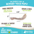 Raw Paws Freeze Dried Duck Necks for Dogs, 5-oz, All Natural Duck Treats, Made in USA