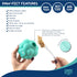 Good Scout Tumbler Ball Dog Fetch Toy, Indoor and Outdoor Rubber Toy for Medium and Large Dogs