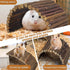 PINVNBY 2 PCS Hamster Toys - Wooden Ladder Bridge Tunnel Hide for Guinea Pigs and Small Animals