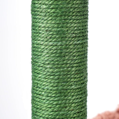 37.4" Cozy Hammock AIWIKIDE Cactus Cat Tree Tower with Twin Cat Condos for Indoor Cats, All-in-One Activity Center