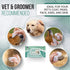 MAGICARE Grooming Wipes for Dogs & Cats - 100 Unscented Deodorizing Wipes for Sensitive Skin, Made in USA