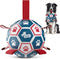 QDAN Dog Balls, World Cup Soccer Ball with Straps, Durable Herding Balls