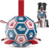 QDAN Dog Balls, World Cup Soccer Ball with Straps, Durable Herding Balls