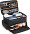 Golf Car Storage Organizer with 2 Layer Trunk, Ventilated Compartment for 2 Pairs Shoes, Balls, Clothes, Accessories