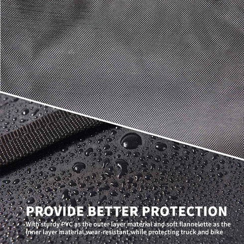 Truck Tailgate Pickup Soft Rack Protective Pad for Bicycle/Kayak/Ski/Ladder, Reinforced 32" for 2 Seats