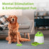 PETGEEK Automatic Dog Treat Dispenser with Button - Puzzle Memory Training Feeder, Pet Geek Button Treat Food