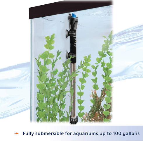 Aqueon Submersible Aquarium Heater, 300 Watts, Suitable for Up to 100 Gallons