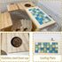 Niwaes Set 9 Pack Chinchilla Wooden Hamster Cage Platform Wood Juvenile Shelves, Squirrel L-Shape Corner Ledge