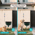 boajf 1 Automatic Dog Water Dispenser with Drain Valve, Gallon Outdoor Auto Water Dog Bowl with Float Valve, Automatic