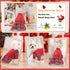 Dog Dresses for Small Dogs - Holiday Sweater Outfit for Teacup Chihuahua, XXS, Red