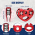 Zipline Pulley 25kn Aluminum Stainless Steel Roller, Heavy Duty Dual Trolley for 8-13mm Climbing Cable Rope