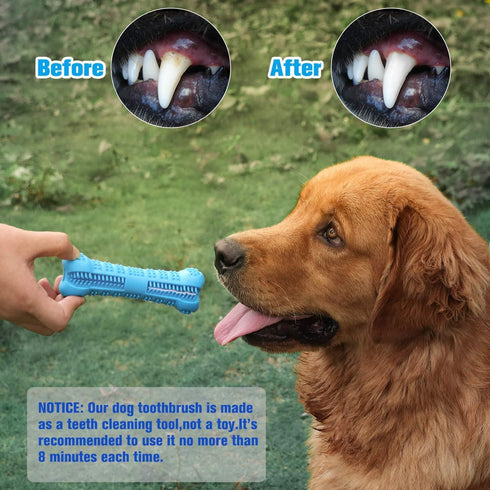 Dog Toothbrush Care Cleaning Stick - Dog Toothbrush Chew Toy Stick for Dog Dental Care- Safe, Bite Resistant Natural